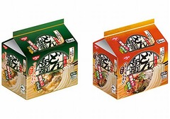 もっちりな袋麺版「どん兵衛」、カップ麺版に比べうどんの厚みアップ。