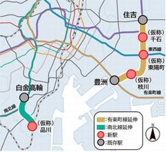 有楽町線の“住吉延伸”&南北線の“品川延伸”工事に着手、2030年代半ばに開業へ