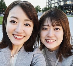 尾崎里紗、“元同僚”日テレ滝菜月アナとプライベートショット「久しぶりのたきちゃん」