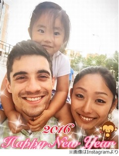 安藤美姫と恋人＆長女パチリ、愛娘ひまわりちゃんには「かわいい！」。