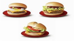 マックが3種類の200円バーガー、「エグチ」「バベポ」「ハムタス」誕生。