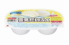 「雪見だいふく」初めての味、クッキークランチ入り“クリームチーズ”。