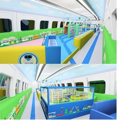 こだま改造「プラレールカー」、JR西×タカラトミー×パナソニックで。