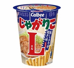 「じゃがりこ」Lサイズシリーズに“豚しょうが焼き味”