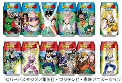 新DB缶は魔人ブウ編&セル編、ダイドードリンコのコラボ炭酸第2弾。
