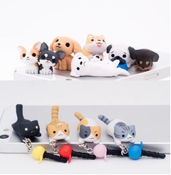 にゃんこスマホアクセに新作、iPhone5用やわんこ型もラインアップ。