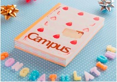 おいしそうなキャンパスノート、数量限定のかわいい“ケーキノート”。
