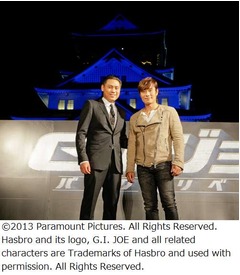 大阪城が“大阪ジョー”に変身、天守閣前で初ハリウッド映画イベント。