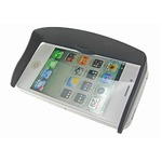iPhone4用のサンバイザー登場、これで眩しい日なたでの使用もバッチリ。