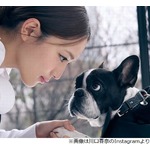 川口春奈、“一緒に戦って頑張った戦友”愛犬・アムちゃんの死を報告