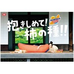 特大サイズの“柿の種”抱き枕、亀田製菓がプレゼントキャンペーン。