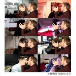誰でも有名俳優と“キス写真”、甘いシーンの撮影に挑戦する人が続々。
