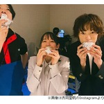 吉岡里帆が“影山優佳お手製のおにぎり”パクッ「影ちゃんおにぎりはペロリです」
