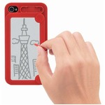 何度もメモれるiPhoneカバー、磁気利用で電池不要の「memotty」。