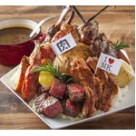総重量2.9キロの「肉盛りペンタゴンカレー」