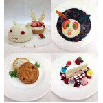 “キュゥべえ”あんまんで再現、複製原画展に「まどか☆マギカCAFE」。