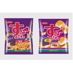 すっぱムーチョがゆかりに遭遇、湖池屋×三島食品で“しそ風味”に。