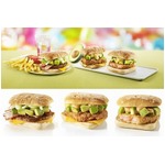 マックにアボカドのサンド3種、女性ターゲットにもっちりチャパタ使用。