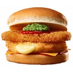 ロッテリア、マルゲリータ風の“ピザバーガー”