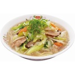 餃子の王将、たっぷり野菜＆ニンニクと餃子がガツンと効いた「ニンニク生姜タンメン」