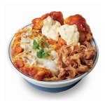 かつや「牛・豚・鶏のトリプルカツ丼」巳年に“ヘビー”な商品でとことんお腹いっぱいに