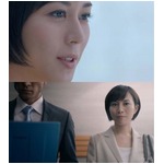 比嘉愛未“デキる部長”に想い、「Let's note」ムービーシリーズで熱演。