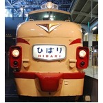 ボンネット特急の運転室公開、期間限定で鉄道博物館のクハ481形式電車。