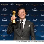 “ゴールデングローブ賞受賞”浅野忠信が凱旋会見、妻・中田クルミのサポートにも感謝