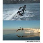 水噴射でイルカのように泳ぐ、自由自在に海を動き回れる「FLYBOARD」。