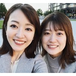 尾崎里紗、“元同僚”日テレ滝菜月アナとプライベートショット「久しぶりのたきちゃん」