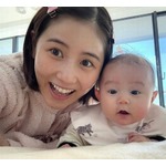 西野未姫、生後3か月の長女の「首が座りました」と報告