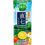 幻の柑橘使用「野菜生活100」、優しい酸味とすっきり後味の“直七”。