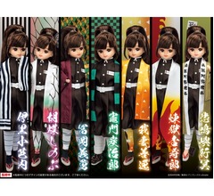 「鬼滅の刃×リカちゃん」炭治郎や善逸らイメージした羽織7種セット