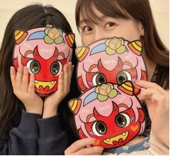 安めぐみ、9歳長女&1歳次女との“節分ショット”に反響