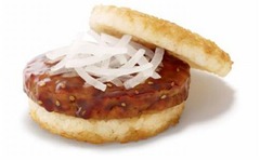 「モスライスバーガー鶏つくね」が定番で復活、過去の人気投票でも1位。