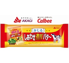 売り切れ続出「かじるバターアイス」、カルビーのポテチと衝撃コラボ