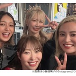 小島瑠璃子が池田美優・指原莉乃・大家志津香と4ショット、“しーちゃんの結婚式”報告