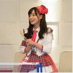 橋本環奈“持ってる”一発的中、「世界卓球」会見でジャストミート。