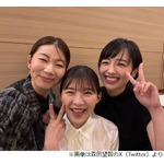 「虎に翼」伊藤沙莉・土居志央梨・森田望智の3ショット、“受賞”喜ぶ
